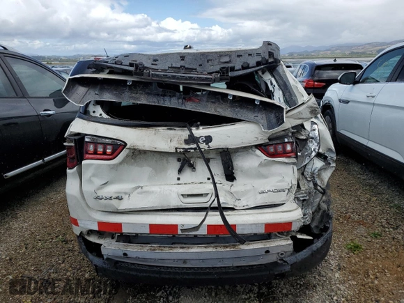 2020 Jeep Compass Sport with VIN 3C4NJDAB4LT167012, listed as a Copart auction lot 54540555 with 196,636 mi miles and Salvage title. Bid and sale history available at DreamBid. Image 6.