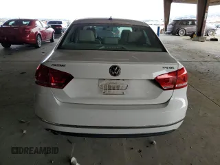 2015 Volkswagen Passat SEL Premium with VIN 1VWCV7A38FC073671, listed as a Copart auction lot 66022775 with 64,452 mi miles and Salvage title. Bid and sale history available at DreamBid. Image 6.