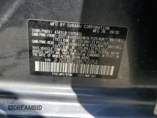 2021 Subaru Crosstrek Premium with VIN JF2GTAEC8MH256054, listed as a Copart auction lot 59810905 with 48,773 mi miles and Salvage title. Bid and sale history available at DreamBid. Image 13.