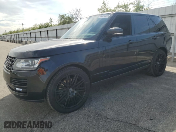 2014 Land Rover Range Rover Supercharged z VIN SALGS2EF9EA138311, wystawiony jako Copart lot #48823855 z przebiegiem 145 406 mil mil oraz Czysty tytuł • Clean title. Historia ofert i sprzedaży dostępna na DreamBid. Obrazek 1.