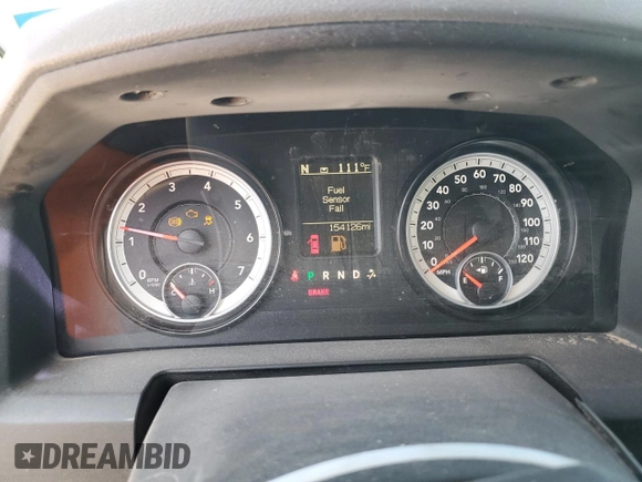 2014 Ram 1500 Express with VIN 3C6RR6KT9EG221727, listed as a Copart auction lot 65343974 with 154,126 mi miles and Salvage Title. Bid and sale history available at carsss.com. Image 9.