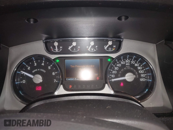 2011 Ford F-150 Lariat with VIN 1FTFW1E64BFA64148, listed as a IAAI auction lot 41508631 with 134,890 mi miles. Bid and sale history available at carsss.com. Image 7.