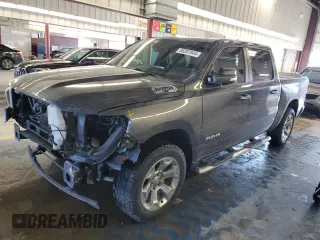 2019 Ram 1500 Big Horn/Lone Star with VIN 1C6RRFFG8KN796885, listed as a Copart auction lot 88307845 with 110,643 mi miles and Salvage Title. Bid and sale history available at carsss.com. Image 1.