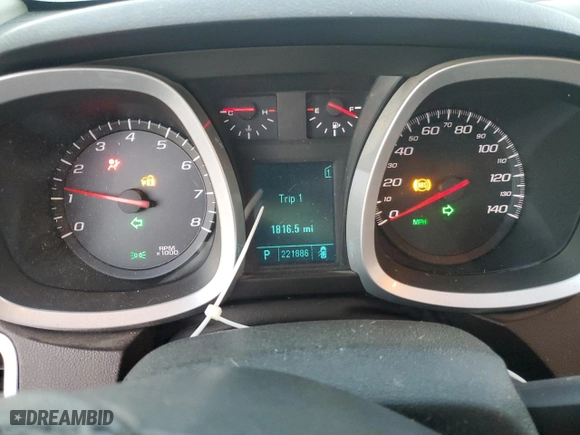 2010 Chevrolet Equinox LTZ with VIN 2CNFLFEY8A6405398, listed as a Copart auction lot 87917965 with 221,886 mi miles and Salvage Title. Bid and sale history available at carsss.com. Image 9.