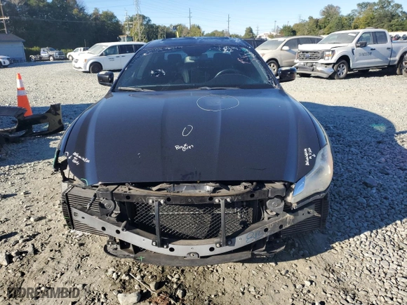 2015 Maserati Quattroporte S Q4 with VIN ZAM56RRA6F1153615, listed as a Copart auction lot 75452724 with 81,946 mi miles and Salvage Title. Bid and sale history available at carsss.com. Image 5.