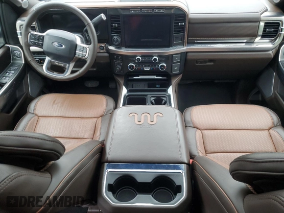 2024 Ford F-350 XL with VIN 1FT8W3BM2REE22287, listed as a Copart auction lot 58079025 with 11,384 mi miles and Salvage title. Bid and sale history available at DreamBid. Image 8.