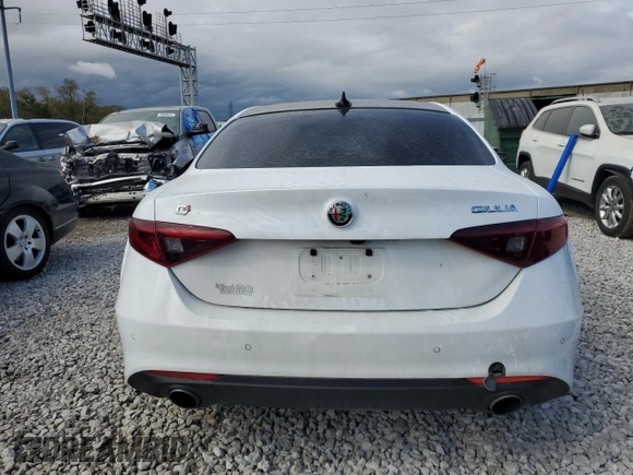 2020 Alfa Romeo Giulia Ti with VIN ZARFANBN2L7630701, listed as a Copart auction lot 75291064 with 0 mi miles and Salvage Title. Bid and sale history available at carsss.com. Image 6.