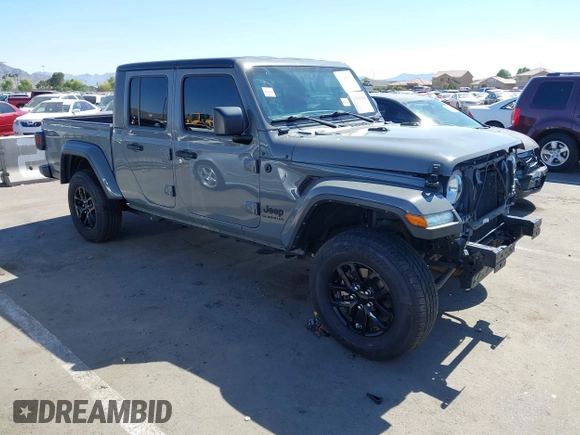 2022 Jeep Gladiator Texas Trail with VIN 1C6HJTAG5NL132990, listed as a IAAI auction lot 42514388 with 38,601 mi miles and . Bid and sale history available at DreamBid. Image 1.