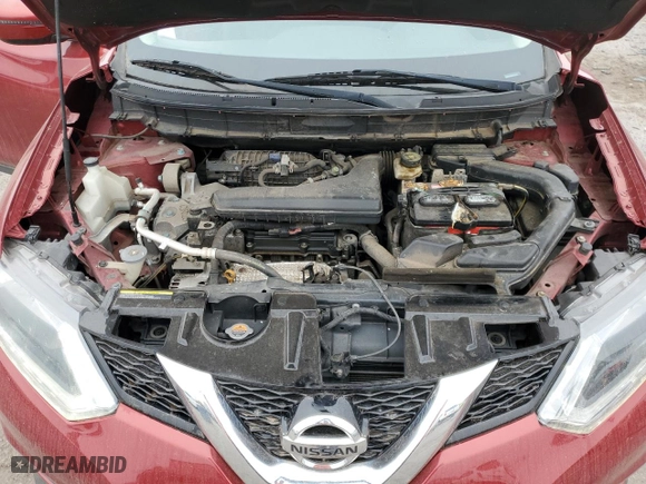 2016 Nissan Rogue SV with VIN KNMAT2MV6GP655049, listed as a Copart auction lot 43821535 with 140,422 mi miles and Salvage Title. Bid and sale history available at carsss.com. Image 13.