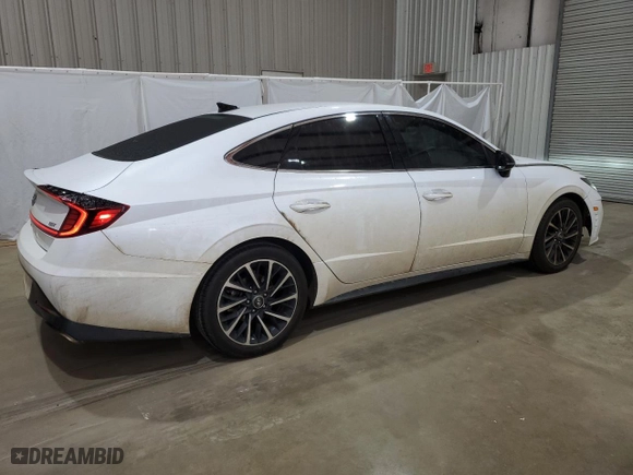 2020 Hyundai Sonata SEL Plus with VIN 5NPEJ4J29LH033841, listed as a Copart auction lot 49344695 with 182,389 mi miles and Clean Title. Bid and sale history available at carsss.com. Image 3.