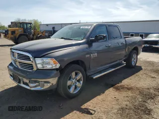 2019 Ram 1500 Big Horn z VIN 1C6RR7TTXKS588449, wystawiony jako Copart lot #55451795 z przebiegiem 123 410 mil mil oraz Szkoda całkowita • Salvage title. Historia ofert i sprzedaży dostępna na DreamBid. Obrazek 1.