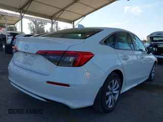 2023 Honda Civic Sedan LX with VIN 2HGFE2F2XPH531634, listed as a IAAI auction lot 41852064 with 24,458 mi miles. Bid and sale history available at carsss.com. Image 4.