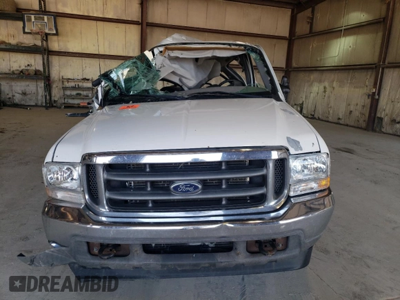 2002 Ford F-250 XL with VIN 1FTNW20F42EA99285, listed as a Copart auction lot 62635614 with Not Provided miles and Salvage Title. Bid and sale history available at DreamBid. Image 5.