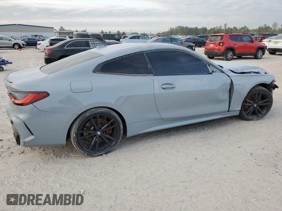 2024 BMW 4 Series M440i with VIN WBA83AP03RCN86790, listed as a Copart auction lot 76107254 with 39,303 mi miles and Salvage Title. Bid and sale history available at carsss.com. Image 3.
