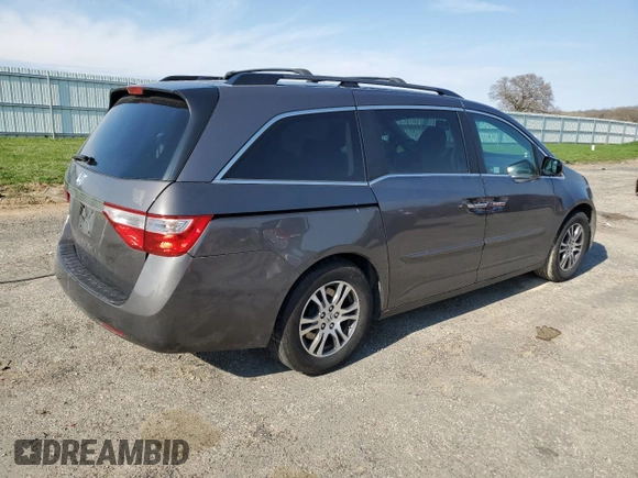2011 Honda Odyssey EX-L with VIN 5FNRL5H64BB071646, listed as a Copart auction lot 54374065 with 135,544 mi miles and Non Repairable. Bid and sale history available at carsss.com. Image 3.