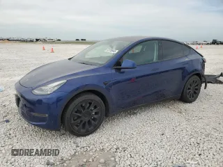 2021 Tesla Model Y Standard Range z VIN 5YJYGDEDXMF112751, wystawiony jako Copart lot #53730945 z przebiegiem 33 858 mil mil oraz Szkody całkowita. Historia ofert i sprzedaży dostępna na DreamBid. Obrazek 1.