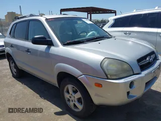 2008 Hyundai Tucson GLS with VIN KM8JM12B98U919525, listed as a IAAI auction lot 42180675 with 0 mi miles. Bid and sale history available at carsss.com. Image 1.