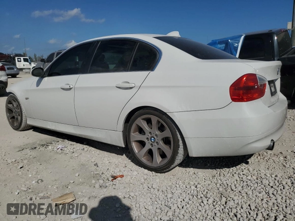 2008 BMW 3 Series 335i with VIN WBAVB77518NM05189, listed as a Copart auction lot 44147355 with 65,560 mi miles and Salvage Title. Bid and sale history available at carsss.com. Image 2.