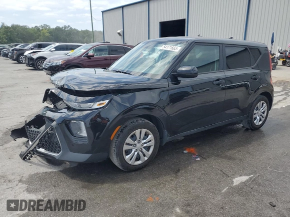 2020 Kia Soul S with VIN KNDJ23AU5L7121720, listed as a Copart auction lot 54171665 with 72,298 mi miles and Salvage Title. Bid and sale history available at DreamBid. Image 1.