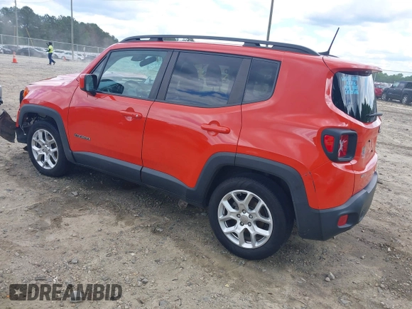 2018 Jeep Renegade Latitude z VIN ZACCJABB5JPJ62214, wystawiony jako IAAI lot #42187121 z przebiegiem 205 309 mil mil oraz . Historia ofert i sprzedaży dostępna na DreamBid. Obrazek 3.