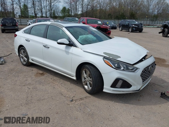 2018 Hyundai Sonata SEL with VIN 5NPE34AF0JH642116, listed as a IAAI auction lot 41942709 with 52,621 mi miles and . Bid and sale history available at carsss.com. Image 1.