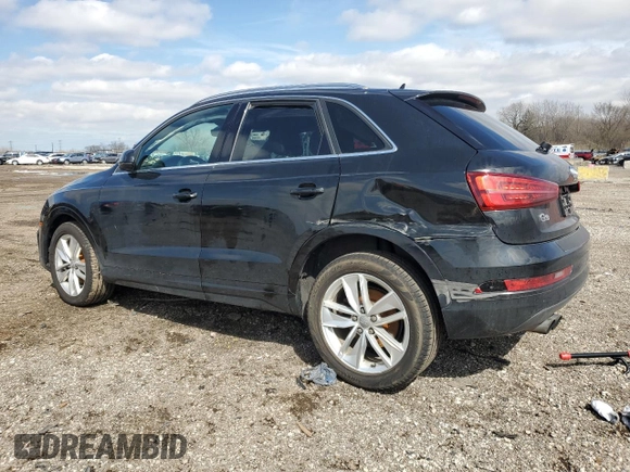 2016 Audi Q3 Premium Plus with VIN WA1EFCFS9GR013389, listed as a Copart auction lot 50826175 with 70,716 mi miles and Salvage title. Bid and sale history available at DreamBid. Image 2.