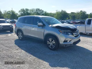 2017 Honda Pilot EX-L z VIN 5FNYF5H7XHB027767, wystawiony jako IAAI lot #42332282 z przebiegiem 50 611 mil mil oraz . Historia ofert i sprzedaży dostępna na DreamBid. Obrazek 1.