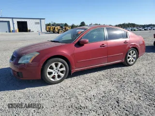 2008 Nissan Maxima 3.5 SL with VIN 1N4BA41E18C821910, listed as a Copart auction lot 77450814 with 109,061 mi miles and Salvage Title. Bid and sale history available at carsss.com. Image 1.