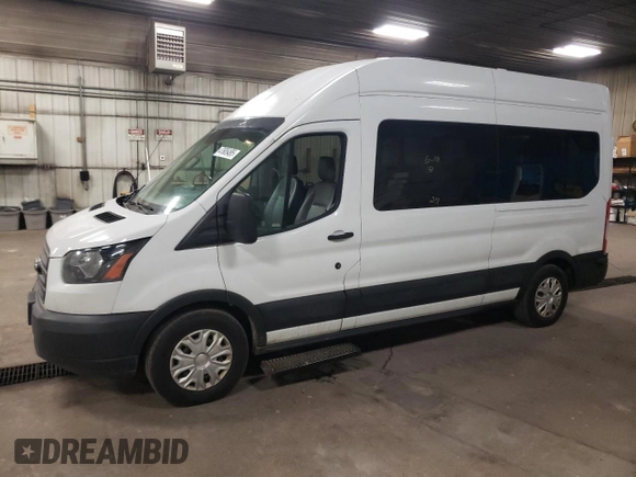 2018 Ford Transit with VIN 1FDZX2XM3JKB43243, listed as a Copart auction lot 47685495 with 201,458 mi miles and Clean Title. Bid and sale history available at DreamBid. Image 1.