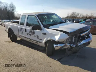 1999 Ford F-250 XL with VIN 1FTNX20F6XEF06608, listed as a Copart auction lot 45563185 with 260,145 mi miles and Salvage title. Bid and sale history available at DreamBid. Image 4.