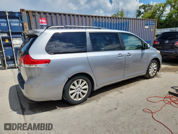 2011 Toyota Sienna XLE AAS with VIN 5TDYK3DC6BS024449, listed as a Copart auction lot 62478785 with 215,477 mi miles and Non repairable. Bid and sale history available at DreamBid. Image 3.