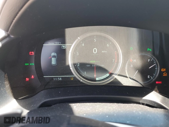 2017 Lexus RX 350 with VIN 2T2BZMCA7HC126055, listed as a Copart auction lot 60569195 with 68,973 mi miles and Salvage title. Bid and sale history available at DreamBid. Image 9.
