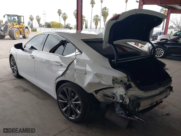 2019 Lexus ES with VIN 58ABZ1B14KU006880, listed as a IAAI auction lot 41782635 with 115,480 mi miles. Bid and sale history available at carsss.com. Image 3.