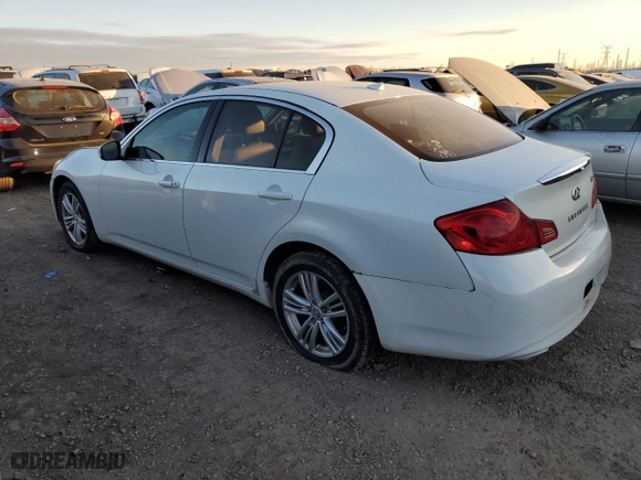 2011 Infiniti G25 Sedan x with VIN JN1DV6AR5BM650041, listed as a Copart auction lot 83795004 with 151,927 mi miles and Salvage Title. Bid and sale history available at carsss.com. Image 2.