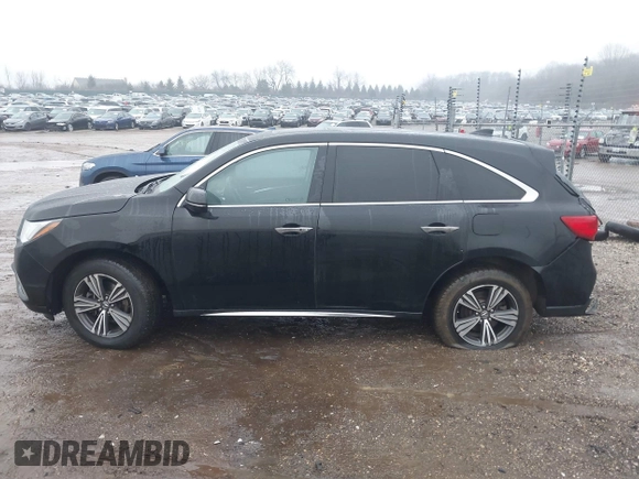 2017 Acura MDX with VIN 5J8YD4H30HL004722, listed as a IAAI auction lot 41204272 with 195,015 mi miles. Bid and sale history available at carsss.com. Image 14.