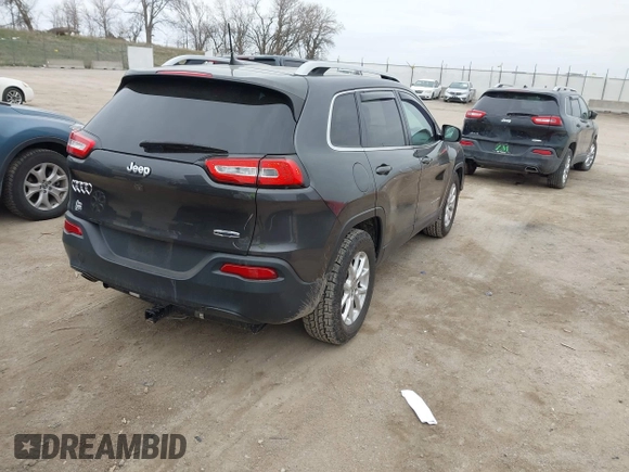 2016 Jeep Cherokee 75th Anniversary with VIN 1C4PJLCB1GW190344, listed as a IAAI auction lot 41951042 with 90,814 mi miles. Bid and sale history available at carsss.com. Image 4.