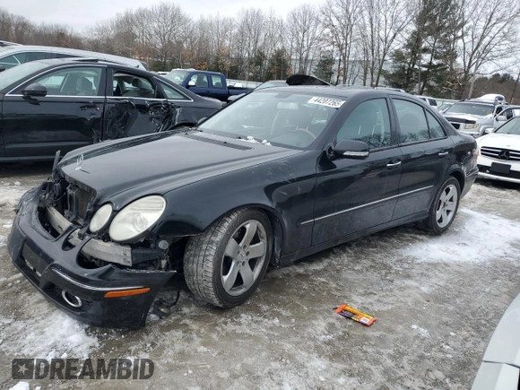 2007 Mercedes-Benz E 550 with VIN WDBUF90X47X214765, listed as a Copart auction lot 44207265 with 168,813 mi miles and Clean Title. Bid and sale history available at carsss.com. Image 1.