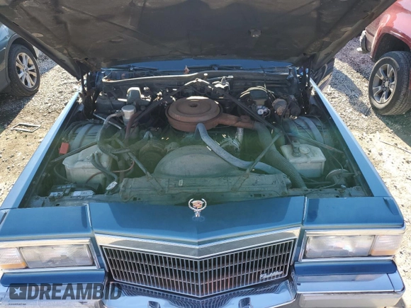 1992 Cadillac Brougham z VIN 1G6DW54E7NR707492, wystawiony jako Copart lot #79950214 z przebiegiem 263 624 mil mil oraz Tytuł czysty. Historia ofert i sprzedaży dostępna na DreamBid. Obrazek 11.