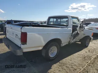 1987 Ford F-150 with VIN 1FTCF15Y7HNA56371, listed as a Copart auction lot 85441274 with 76,200 mi miles and Salvage Title. Bid and sale history available at carsss.com. Image 3.