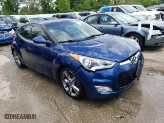 2017 Hyundai Veloster with VIN KMHTC6AD9HU315369, listed as a Copart auction lot 54799284 with 154,721 mi miles and Salvage Title. Bid and sale history available at carsss.com. Image 4.
