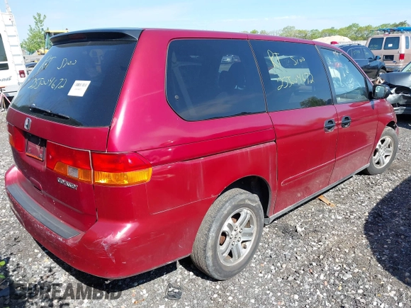 2003 Honda Odyssey LX z VIN 5FNRL18583B072512, wystawiony jako IAAI lot #42218802 z przebiegiem Nie podano mil oraz . Historia ofert i sprzedaży dostępna na DreamBid. Obrazek 4.
