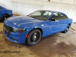 2019 Dodge Charger Police with VIN 2C3CDXKT5KH626535, listed as a Copart auction lot 62118145 with 94,486 mi miles and Clean title. Bid and sale history available at DreamBid. Image 1.