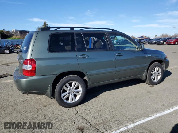 2007 Toyota Highlander Hybrid with VIN JTEGW21A570016751, listed as a Copart auction lot 88557075 with 238,549 mi miles and Salvage Title. Bid and sale history available at carsss.com. Image 3.