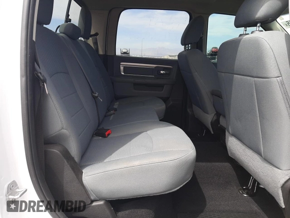 2019 Ram 1500 Lone Star with VIN 1C6RR6TT8KS689337, listed as a Copart auction lot 58378655 with 36,946 mi miles and Salvage title. Bid and sale history available at DreamBid. Image 10.