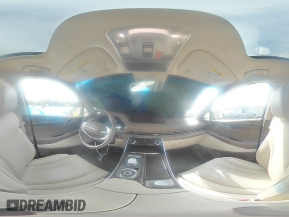 2023 Genesis GV80 with VIN KMUHBDSB4PU127787, listed as a Copart auction lot 48655305 with 42,832 mi miles and Salvage title. Bid and sale history available at DreamBid. Image 16.