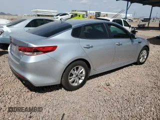 2018 Kia Optima LX with VIN 5XXGT4L33JG234247, listed as a Copart auction lot 51305975 with 124,071 mi miles and Salvage Title. Bid and sale history available at carsss.com. Image 3.