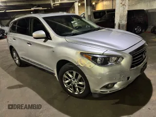 2014 Infiniti QX60 with VIN 5N1AL0MM0EC535839, listed as a Copart auction lot 51951585 with 121,619 mi miles and Salvage title. Bid and sale history available at DreamBid. Image 1.