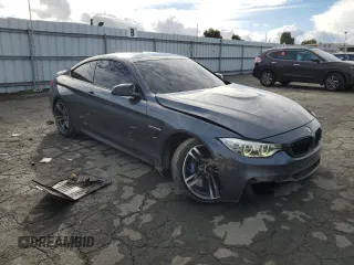 2016 BMW M4 with VIN WBS3R9C54GK338670, listed as a Copart auction lot 82713254 with 36,133 mi miles and Salvage title. Bid and sale history available at DreamBid. Image 4.