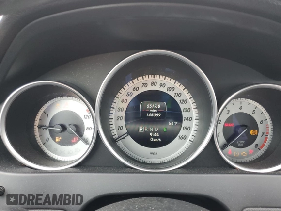 2014 Mercedes-Benz C C 250 Sport with VIN WDDGF4HB0EA967029, listed as a Copart auction lot 55259455 with 145,069 mi miles and Clean Title. Bid and sale history available at carsss.com. Image 9.