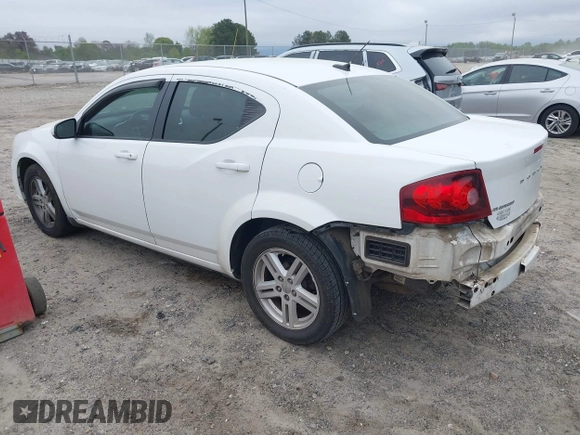 2013 Dodge Avenger SXT with VIN 1C3CDZCB9DN622189, listed as a IAAI auction lot 41937678 with 178,301 mi miles and . Bid and sale history available at carsss.com. Image 3.